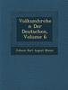 Книга Volksm Hrchen Der Deutschen, Volume 6
