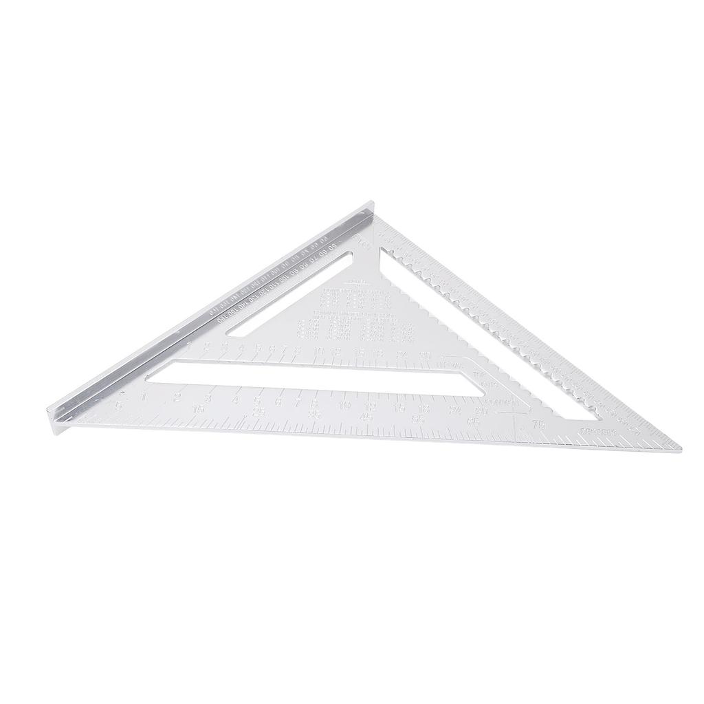 Треугольная линейка из алюминиевого сплава с метрической и имперской системой мер, четкая шкала, высокая точность, легко читаемая для инженера