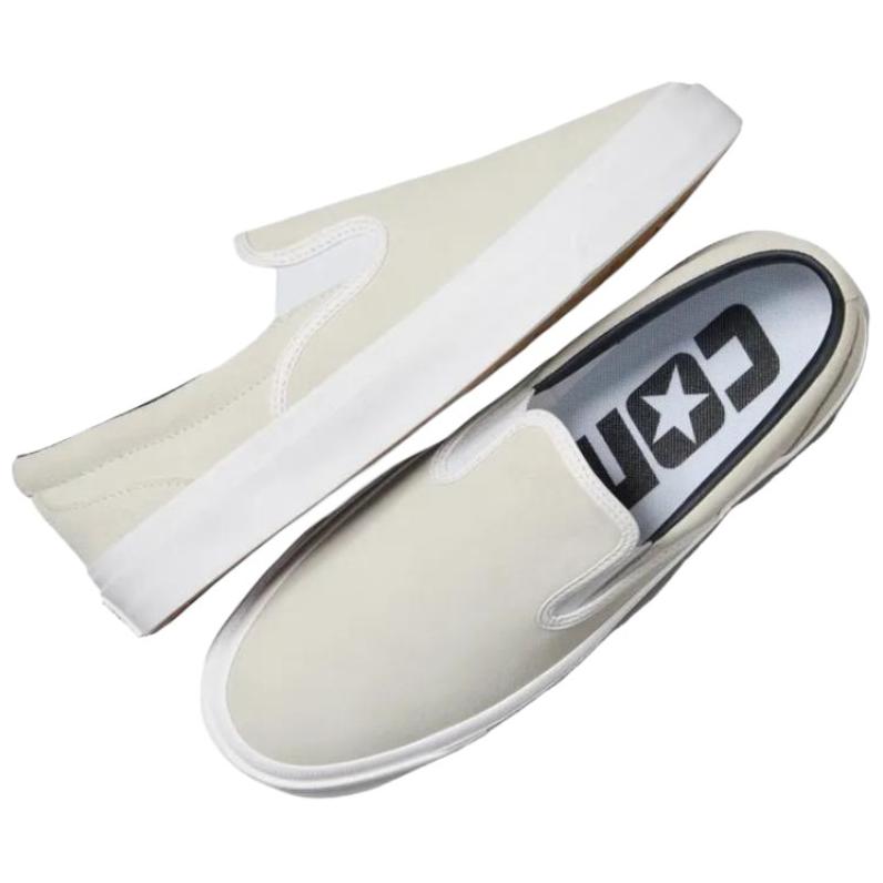 Converse One Star CC Pro Slip-On Low Off White Unisex Sneakers Cream Black A11170C