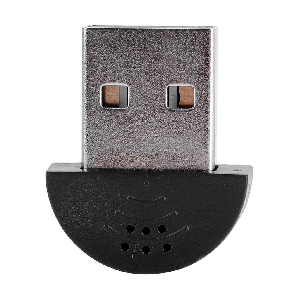 Portable USB Mini Studio Speech Microphone Recording Audio MIC Adapter For Computer PC