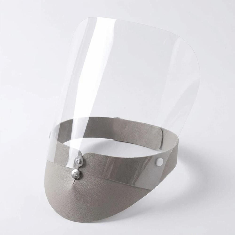 Ultra-Transparent Lens Full Face Cooking Shield Lightweight Structure Smooth Surface Kitchen Protective Visor Obstructed Vision