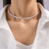 Geometric Clavicle Chain Alloy Choker Necklace Bohemia Necklace