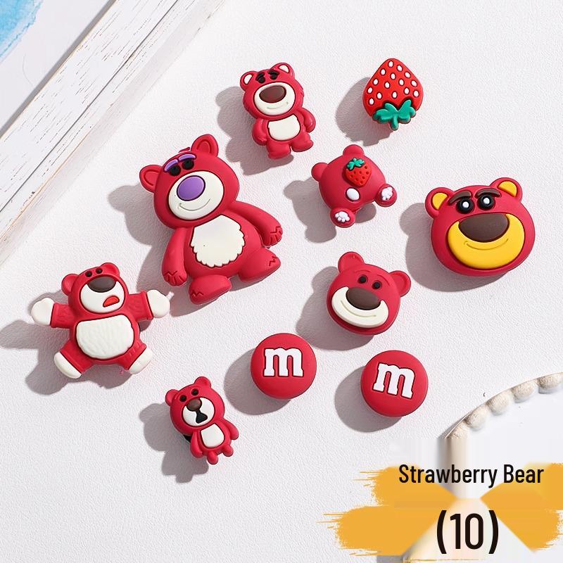 2025 Милые декоративные пряжки-цветы для обуви - Аксессуары для обуви с отверстиями