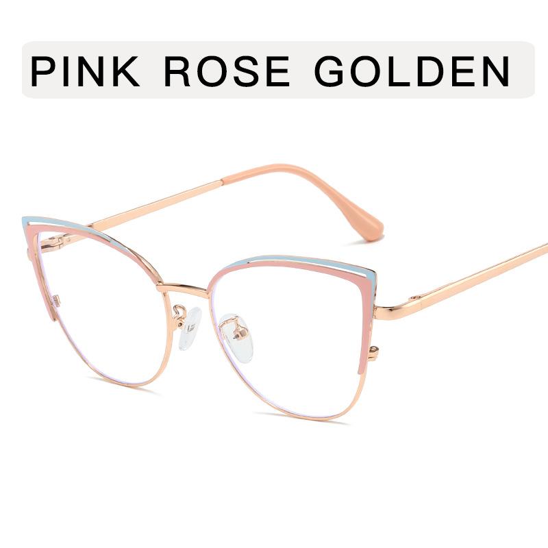 Женские очки формы «кошачий глаз» Европейский американский стильный женский очки Оправа для очков, блокирующая синий свет