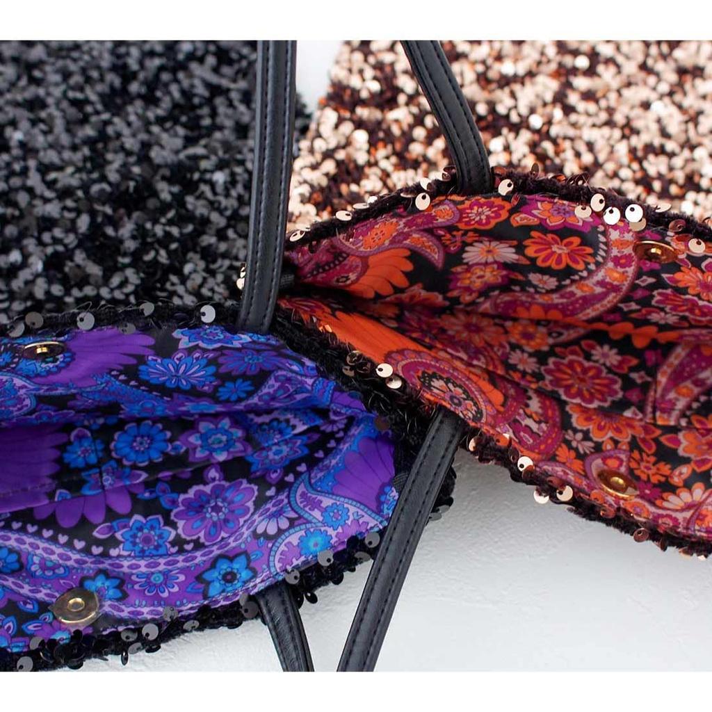 Eco Bag with Sequins [ANNA SUI] (Brown) 001540-0001-01