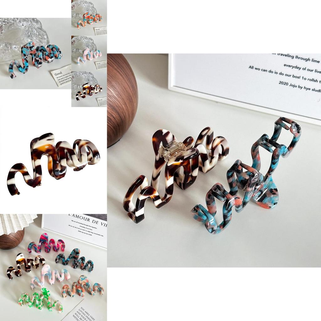 Premium 4mm Acetate Hair Clip In Sophisticated Colors Ideal For Trendy Chignon Styles