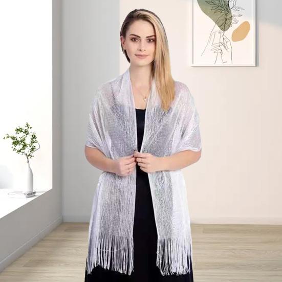 Women Shawl Beautiful Hollow Out Temperament Lady Dress Shawl Shirt Dress Matching Party Shawl Dress Shawl Lady Garment