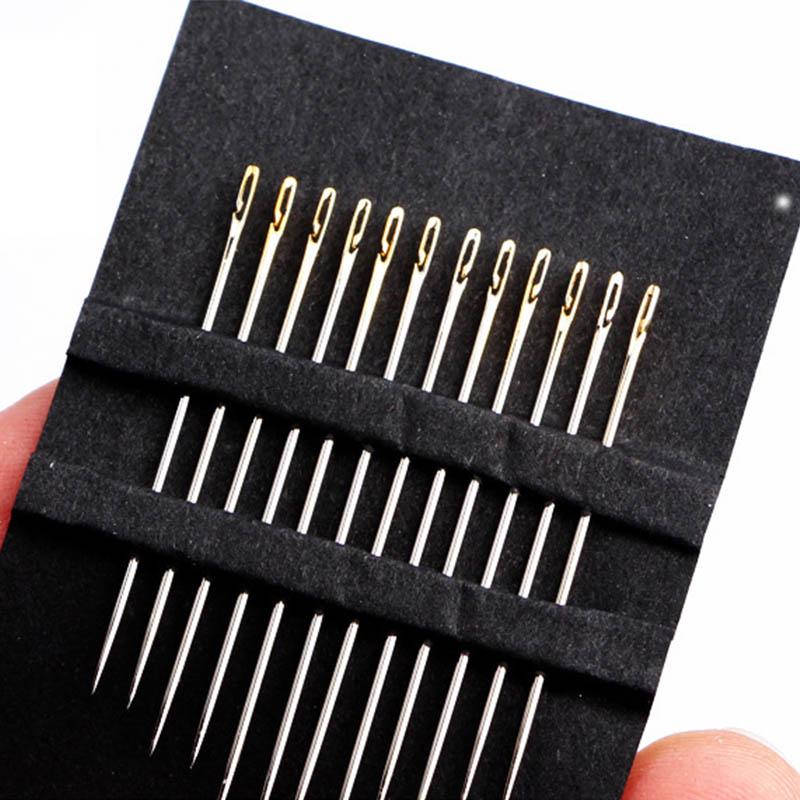 Side Opening Blind Needle Popular 12PCS/Lot Hot Sale Darning High Quality Needles Sewing DIY Multi-size Sewing Needle Jewelry Accessory