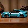 2026 Новый Синий Спортивный Автомобиль Набор Строительных Блоков Moc Сборка Креативные Образовательные Кирпичики Гоночный Автомобиль Игрушки Для Мальчика Ребенка Взрослых Подарок