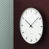 ARNE JACOBSEN Настенные часы 21 см, скандинавский дизайн (Бесшумный дизайн без секундной стрелки), МЭРИЯ 43631, Белый