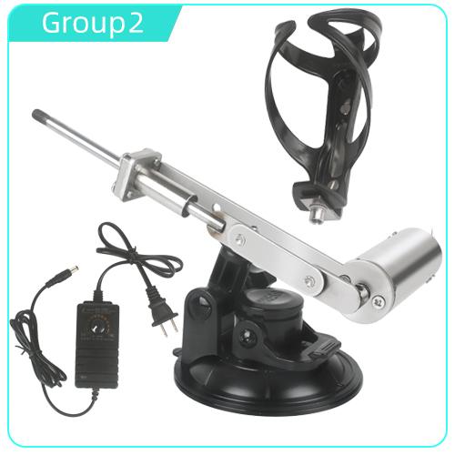 Телескопический линейный привод с ходом 45 мм, мини-двигатель возвратно-поступательного механизма, линейный привод, регулируемая мощность и скорость, EU/US