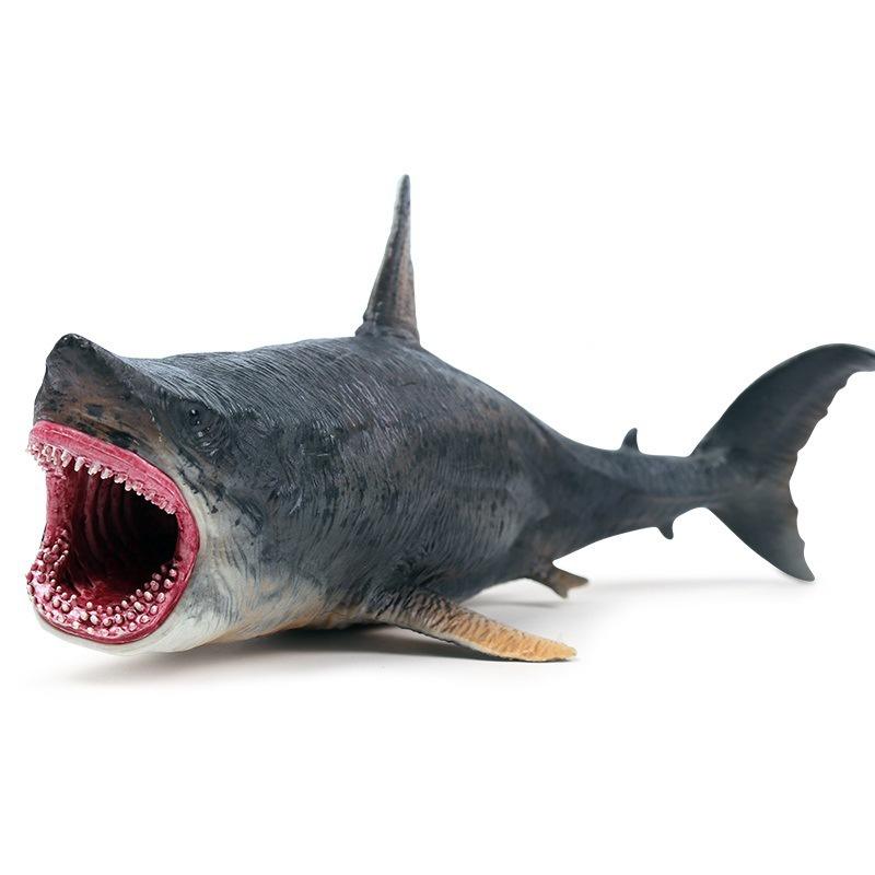 1PCS Simulation Marine Life Animal Model Environmentally Friendly Plastic Megalodon Shark Man Shark Toy Decoration