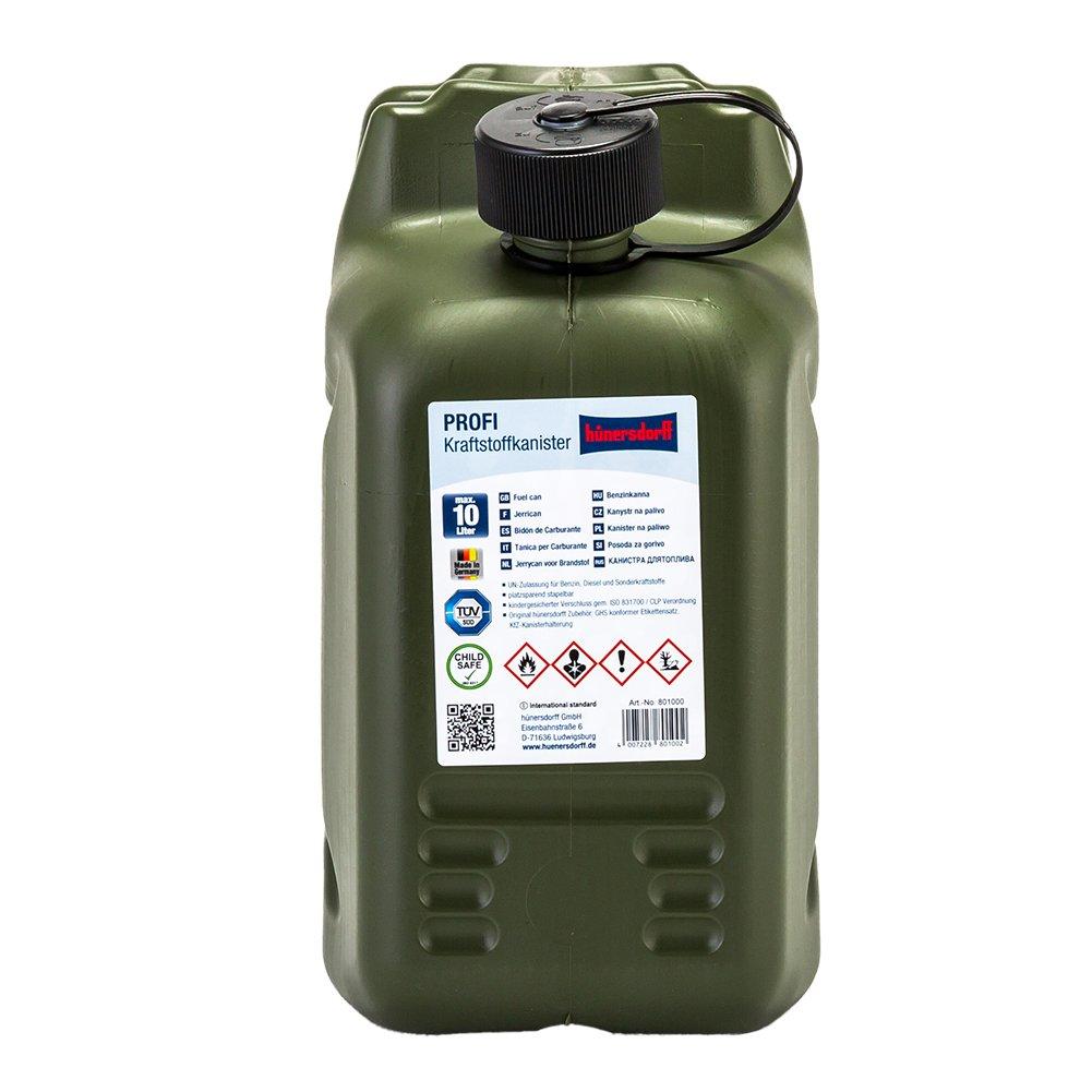 HUNERSDORFF Топливный бак Polytank Fuel Campro 10L Водяной бак 801000 Olive Olive FUEL CAN PRO Топливный керосиновый бак Канистра для кемпинга на открытом воздухе [Hunersdorff]