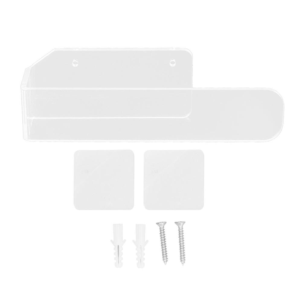 Acrylic Hand Towel Holder Wall Mounted Towel Hanger Bathroom Kitchen Toilet Laundry Room