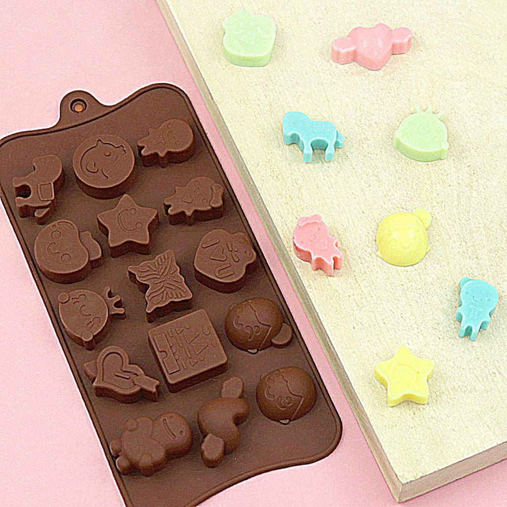 Пары силиконовые формы для шоколада своими руками милые персонажи из мультфильмов форма для льда желейное печенье лунный торт желейные конфеты инструмент для изготовления декора торта