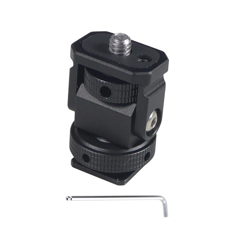 Алюминиевый мини-штатив для крепления монитора, адаптер для холодного башмака 1/4 дюйма для крепления камеры, монитора, вспышки, микрофона, светодиодной подсветки