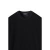 Customellow Black Soft Half Round Neck Sweater Cwwam25421bkx