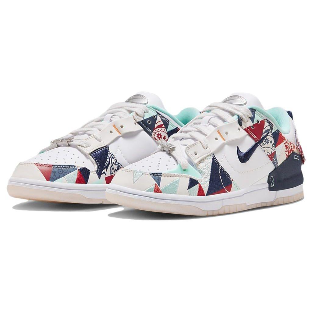 Nike Женские кроссовки Dunk Low Disrupt 2 Native Patterns, разноцветные, белые, темно-синие, полночь, FN8917-141