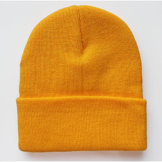 Multi color solid color knitted hat, woolen hat, brimless pullover hat, rolled edge cold weather hat, customizable
