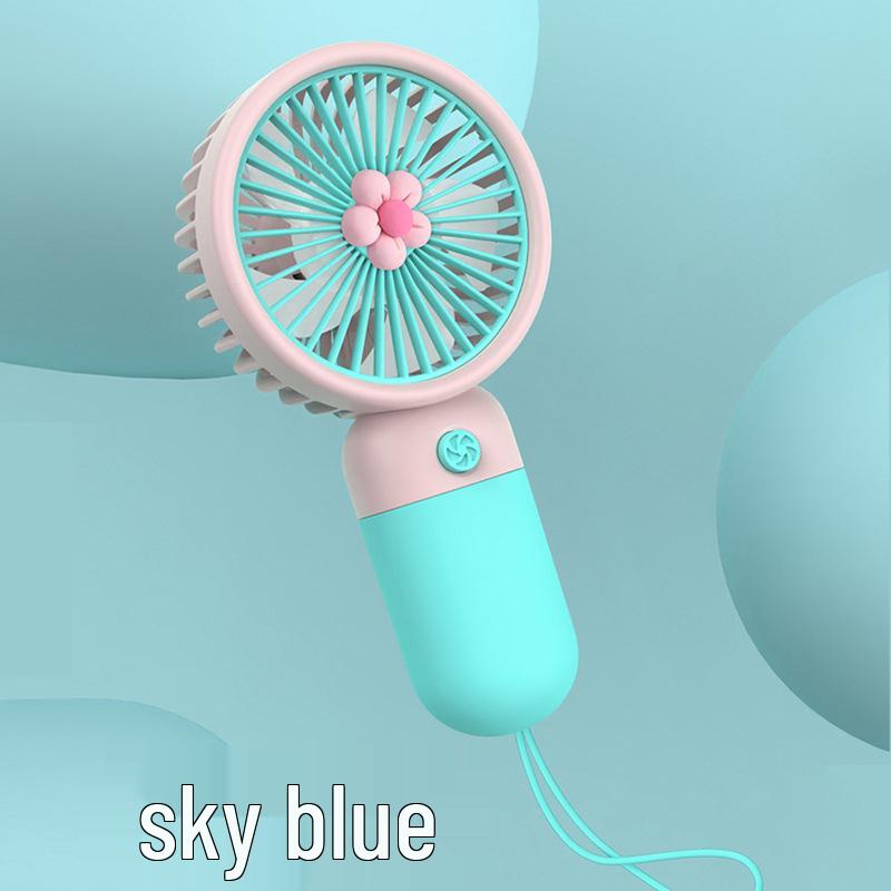 Новый мини-портативный USB-вентилятор Flower - летний свежий и компактный электрический вентилятор