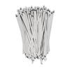 200Pcs Stainless Steel Cable Tie 4.6mm Width Hose Zip Tie Self Locking Set Kit for Wire Line