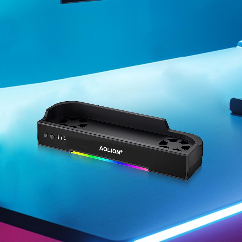 Для игровой консоли Switch 2 Док-станция Plug and Play USB-хаб База расширения Для хоста NS2 База с охлаждающим вентилятором Радиатор Настенный кронштейн