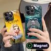 Aurora Aksnes Glass MagSafe Mobile Phone Case for iPhone 17 16 15 14 13 12 11 Air Pro Max Plus Mini Colorful Cover