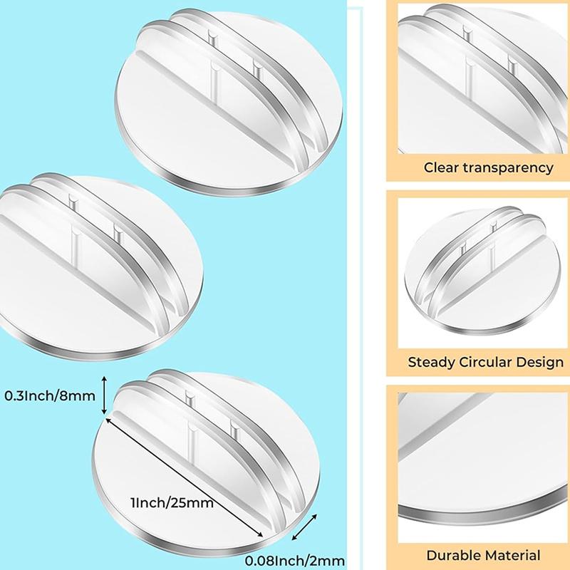 WTEMPO Мини-подставки для карточек, держатели для карточек с именами гостей, прозрачные картонные зажимы для фотографий, держатели номеров столов для вечеринок, офисные ценники, этикетки для меню.