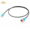 IP67 Погодозащищенный Металлический Прочный USB2.0 Micro-B Штекер на USB-A Штекер Кабель для Передачи Данных и Питания M20 1м для Наружного Использования Промышленной Автоматизации