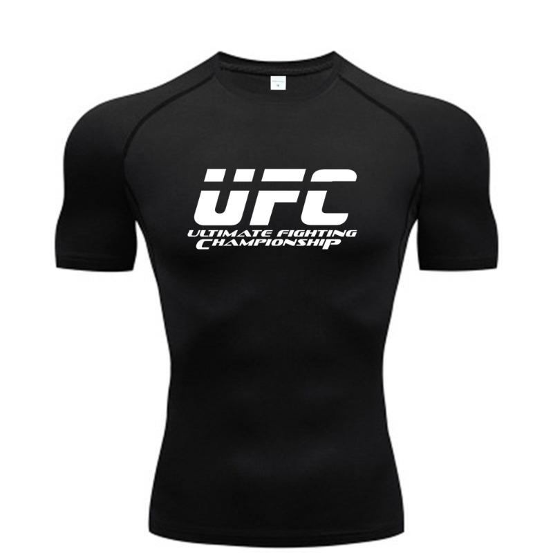 Футболка Уважайте Бой Мужская с коротким рукавом Тренировочные Топы Ultimate Fighting Championship