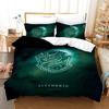 Galaxy Sport Team Bedding Set 3pcs Twin Size Comforter Cover Sheet Pillowcase Digital Printed Fan Bed Set