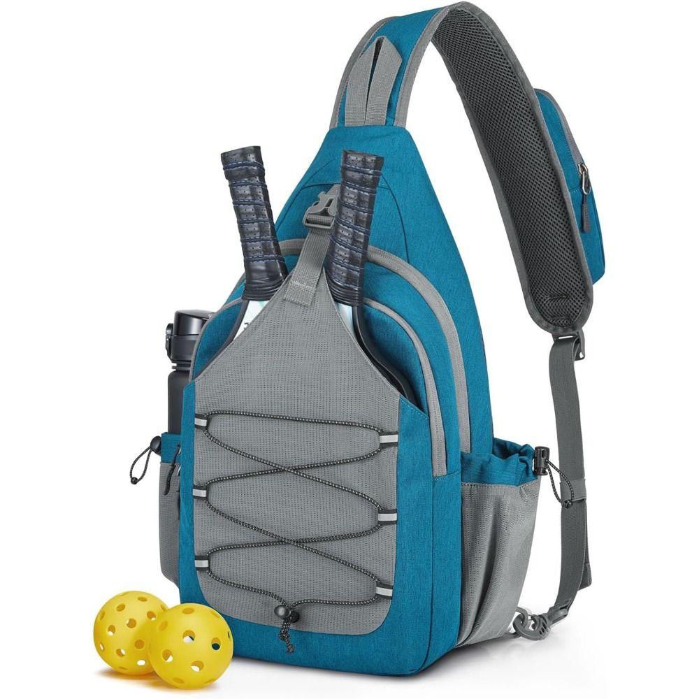 Large Capacity Pickleball Rackets Backpack Adjustable Pickleball Bag  Pickleball Accessories