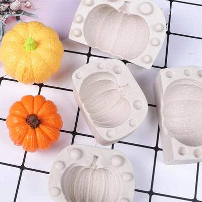 Форма тыквы на Хэллоуин DIY свечи для торта смоляная форма ароматерапия гипс 3D силиконовая форма кухонный инструмент для выпечки украшения