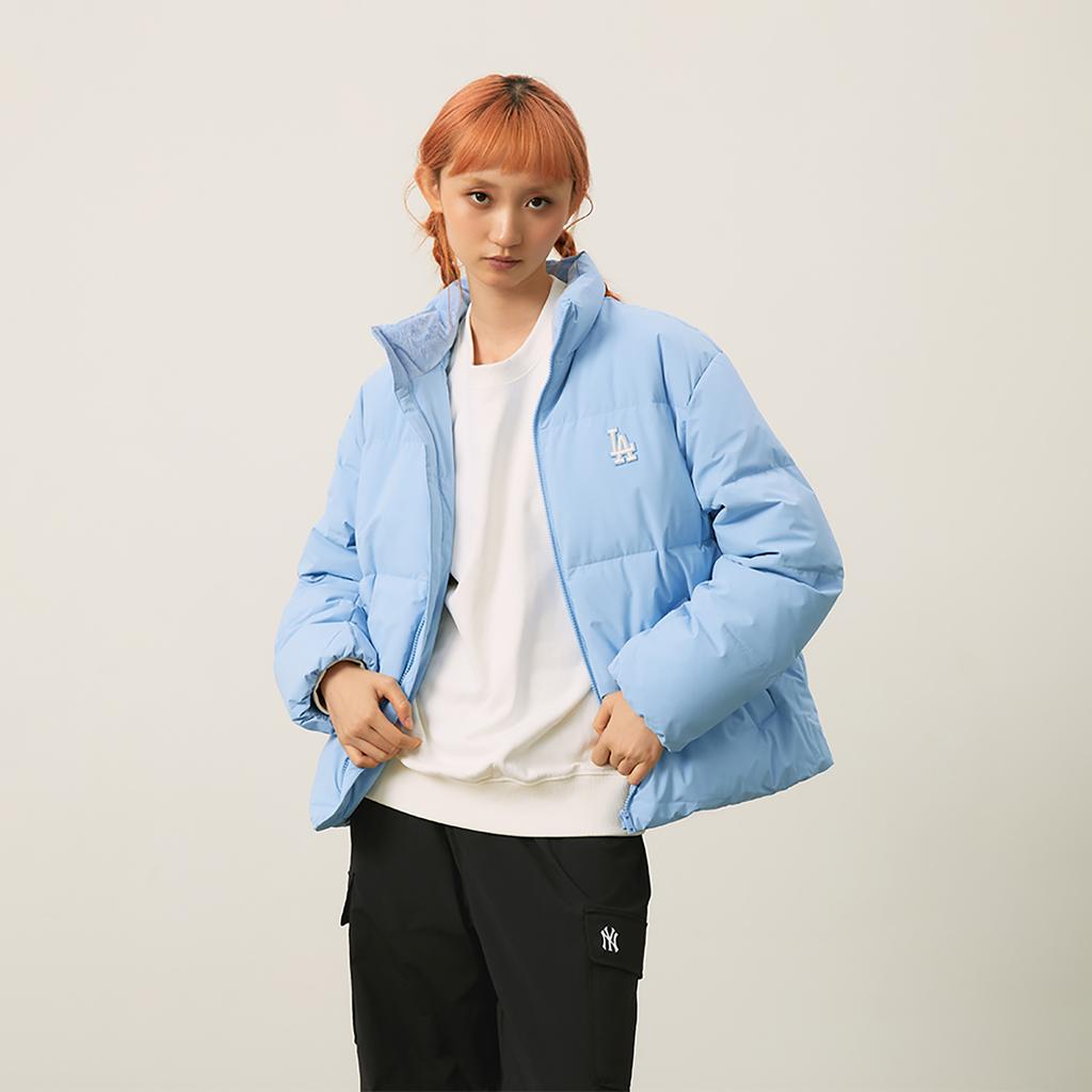 Новая Базовая Коллекция MLB Los Angeles Dodgers Осень/Зима 2024 Пуховик Унисекс Небесно-Голубой 3ADJB1046-07SBS