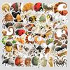 50 Bug Graffiti Stickers Mobile Phone Computer Suitcase Waterproof Decorative Stickers Cartoon Bug Stickers