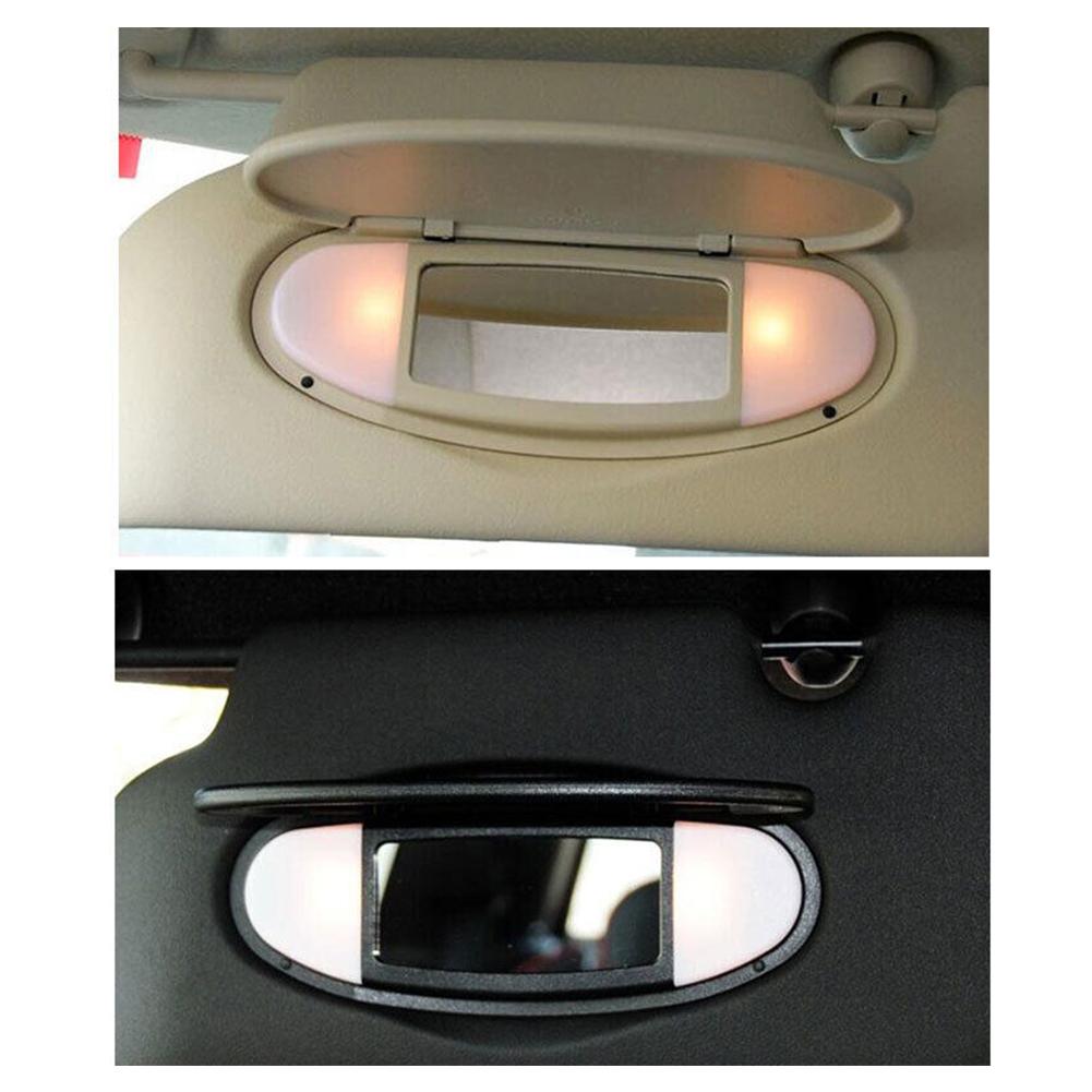 Car Sun Visor Sunshade Panel Housing Vanity Mirror Cover For MINI Cooper S One D JCW R55 R56 R57 R59 R60 2007-2014 Accessories