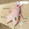 With Teether Baby Soothers Toys Cute Animal Plush Stuffed Doll Fun Soothing Pillow  for Infant