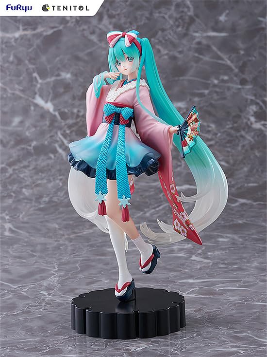 TENITOL Hatsune Miku NEO TOKYO Series KIMONO Plastic Pre-painted Finished Figure