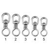 304 Stainless Steel Fishing Swivels Snap Rolling Lure Line Connector  Sea Fishing