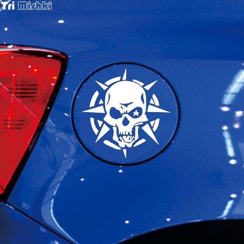 HZX1416 Компас Череп Автомобильная наклейка Виниловые наклейки Водонепроницаемая наклейка на кузов автомобиля Заднее окно