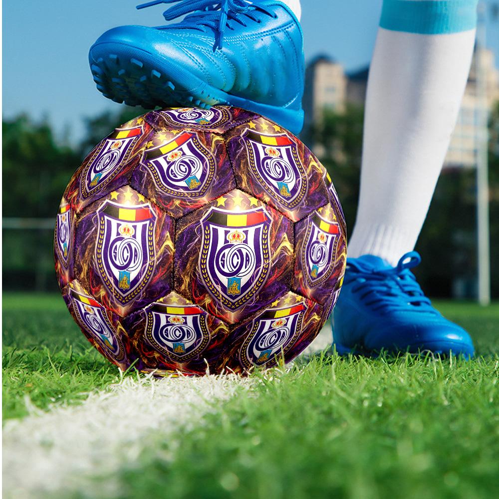 Футбольный мяч Anderlecht FC, размер 5, стандартный, прочный, для тренировок и матчей, для взрослых, для занятий спортом на открытом воздухе