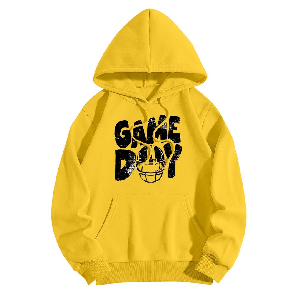 Sweatshirts For Teen Girls Long Sleeve Letter Print Casual Graphic Hoodies Drawstring Pullover Cute Oversized Hoodie