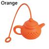 New Silicone Tea Brewer Teapot Shaped Water Filter Silicone Tea Separator Creative Tea Filter Silicone Tea Leaker
