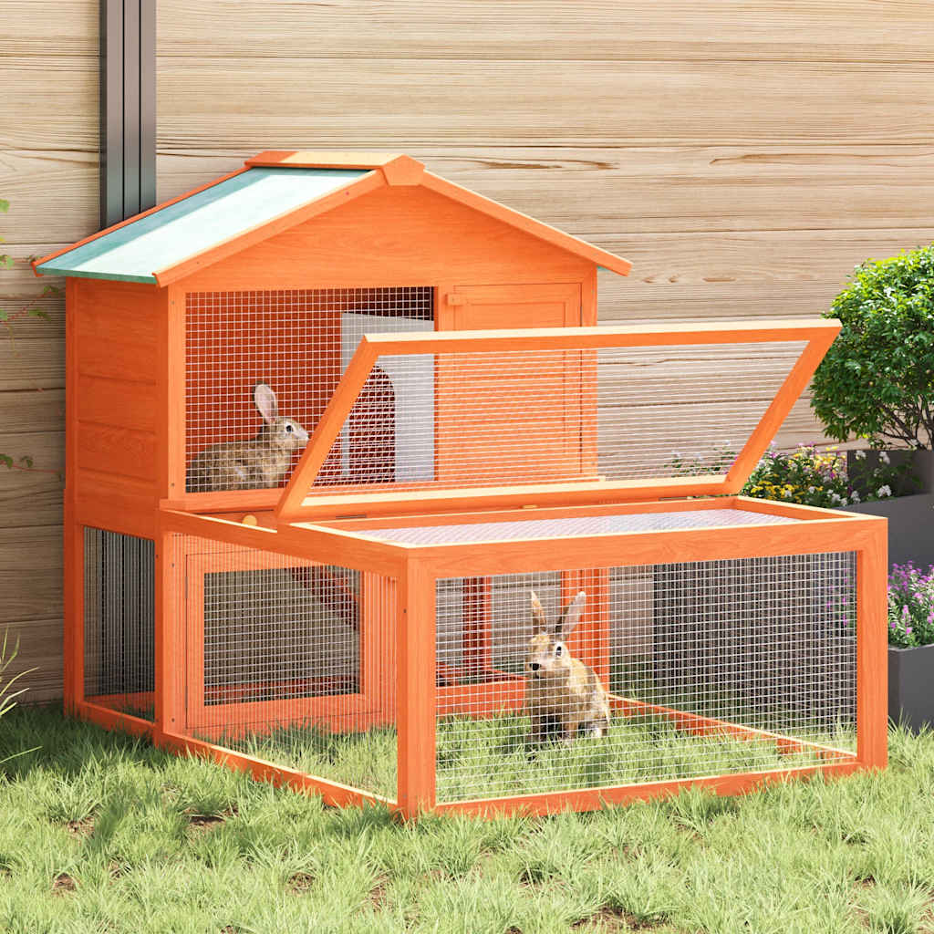Small Animal Rabbit Hutch Wood