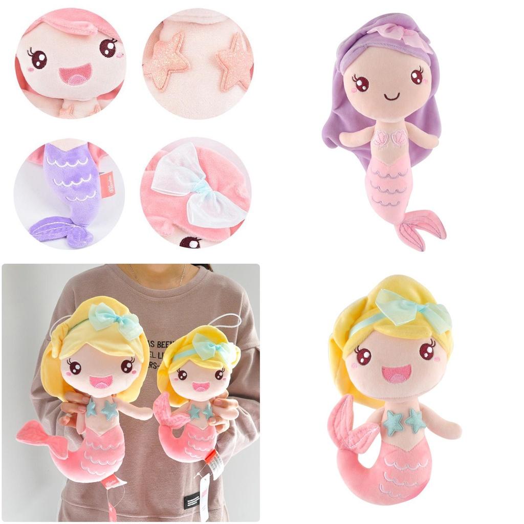 Beautiful Mermaid Princess Stuffed Animal Toy With Vibrant Colors