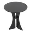 Dollhouse Round Table Black Stable Sturdy Acrylic Multi Purpose Dollhouse Miniature Table for 1:6