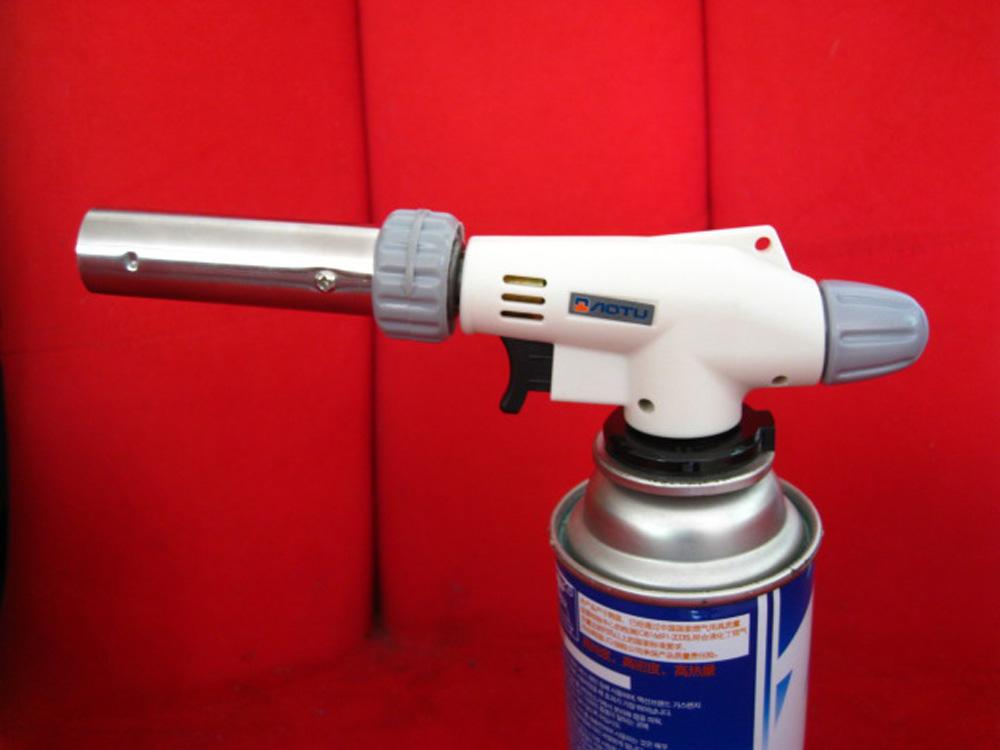 Вращающийся на 360 градусов надежный безопасный газовый факел с бутаном, горелка с автоматическим зажиганием, кемпинговый барбекю, огнемет, пламя