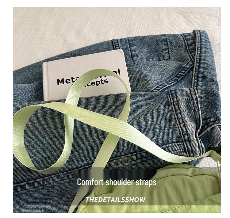 Женская нейлоновая сумка кроссбоди - 2025 Повседневная, легкая, вместительная маленькая сумка на плечо