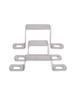 304 Stainless Steel Right Angle U-Shaped Pipe Clamp Bracket
