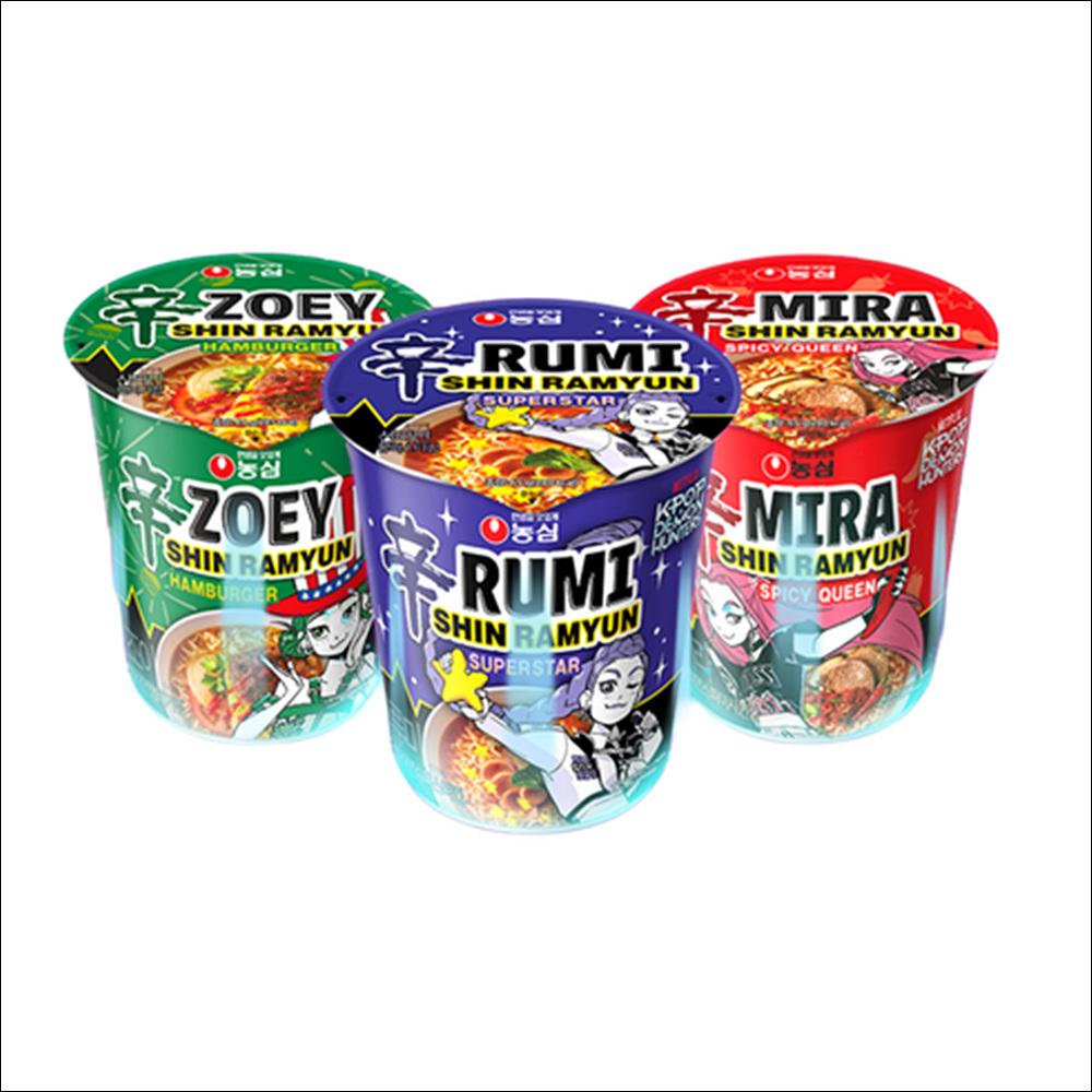 Nongshim Суперзвезда Шин Рамён в стаканчике (Маленький) 65 г x 6 стаканчиков (1 Пучок)